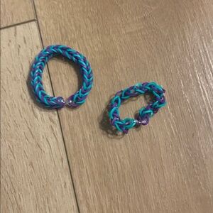 Handmade rubber band bracelet